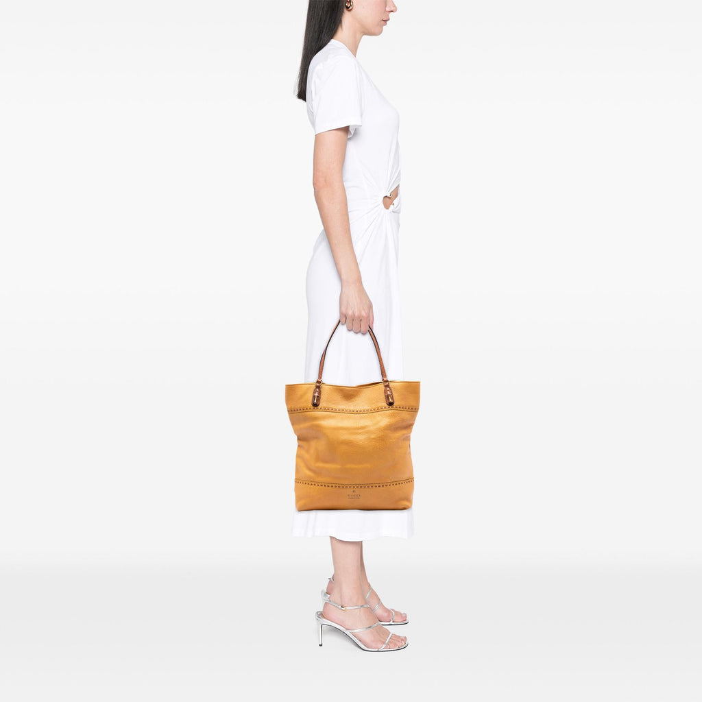 Gucci Large Calfskin Laidback Crafty Tote