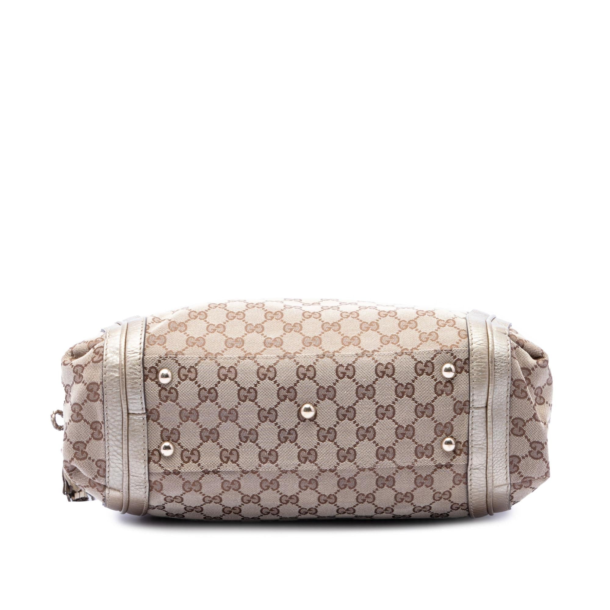 Gucci Large GG Canvas Bella Shoulder Bag