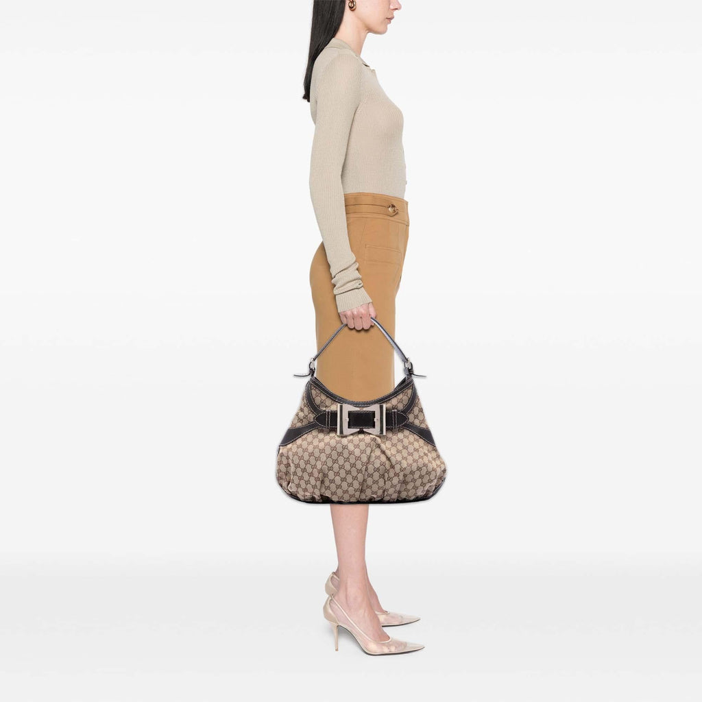Gucci Large GG Canvas Dialux Queen Hobo