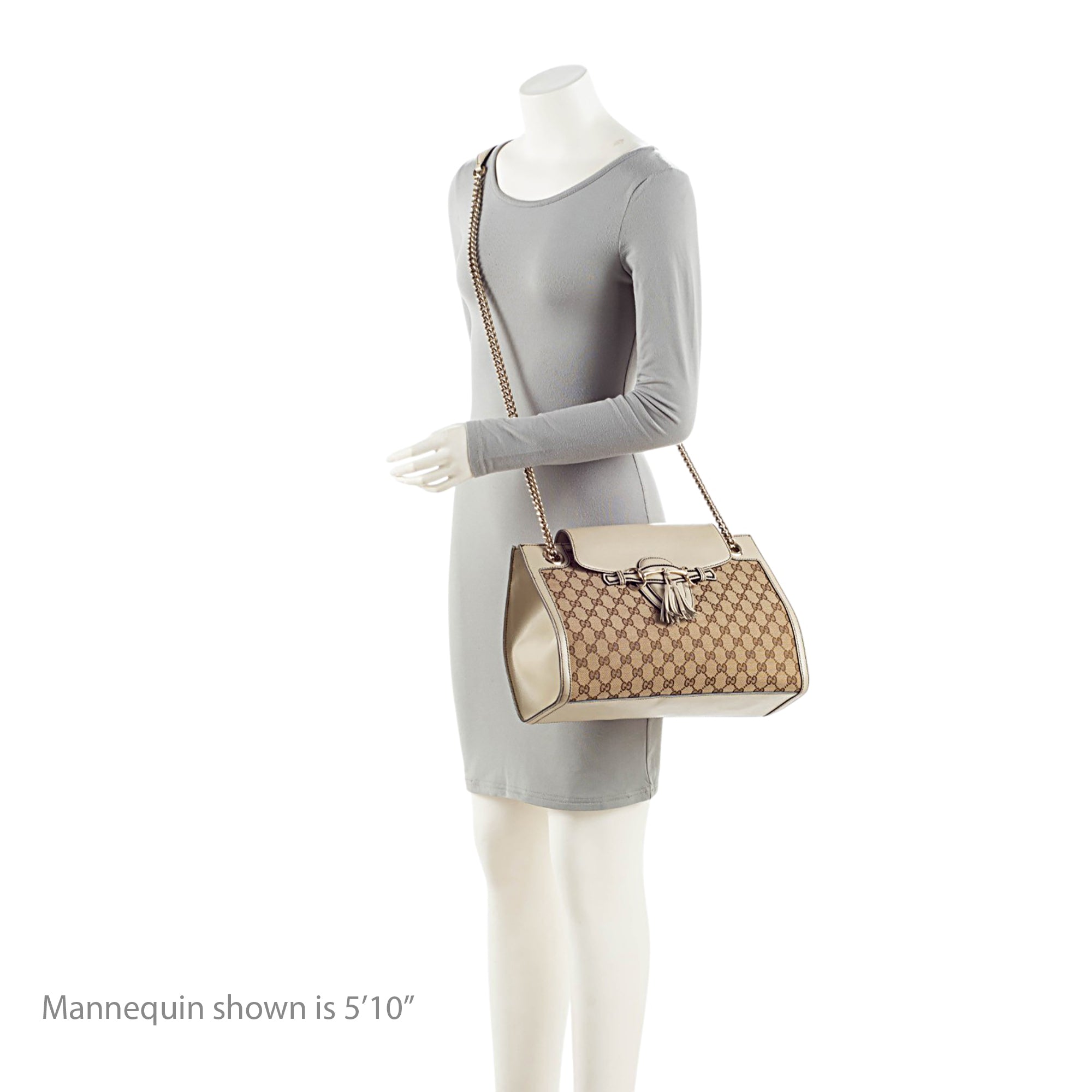 Gucci GG Canvas Emily Large Shoulder Bag