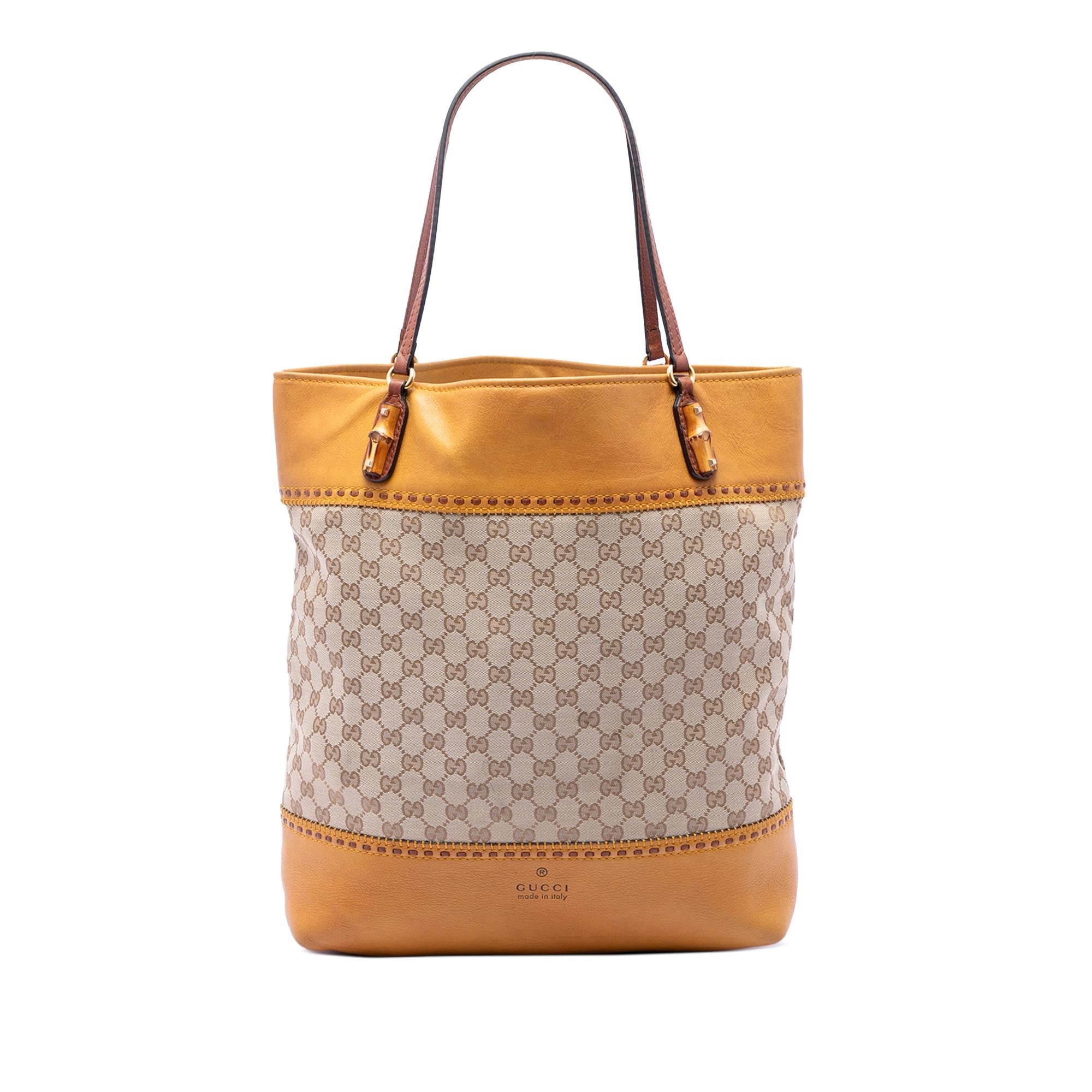 Gucci Large GG Canvas Laidback Crafty Tote