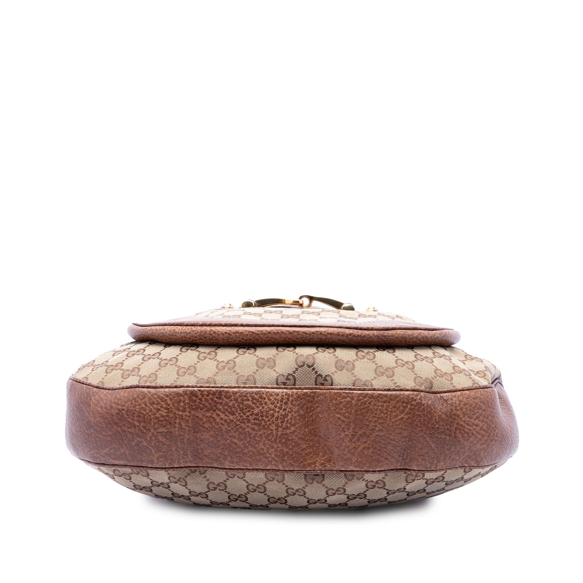 Gucci Large GG Canvas New Pelham Satchel