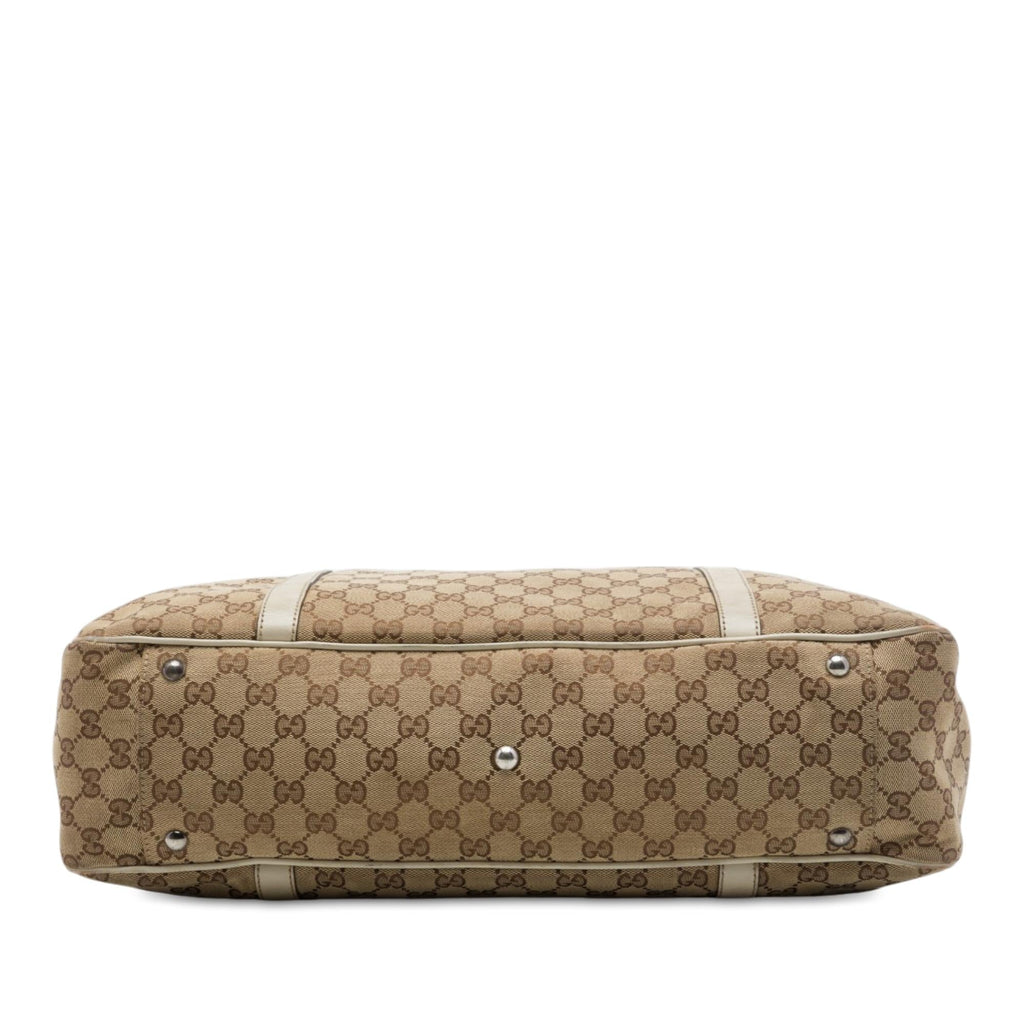 Gucci Large GG Canvas Twins Tote