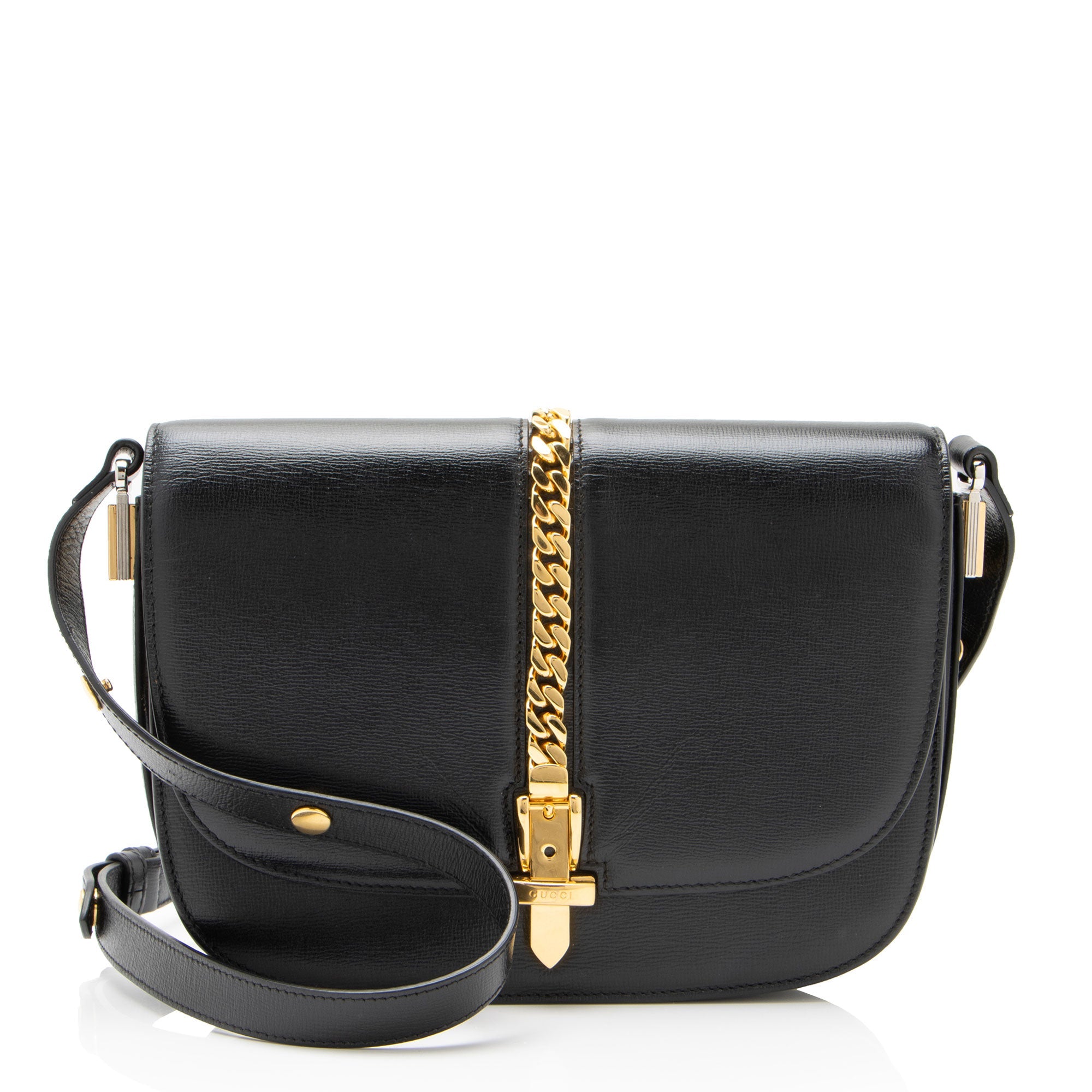 Gucci Leather Sylvie 1969 Small Shoulder Bag