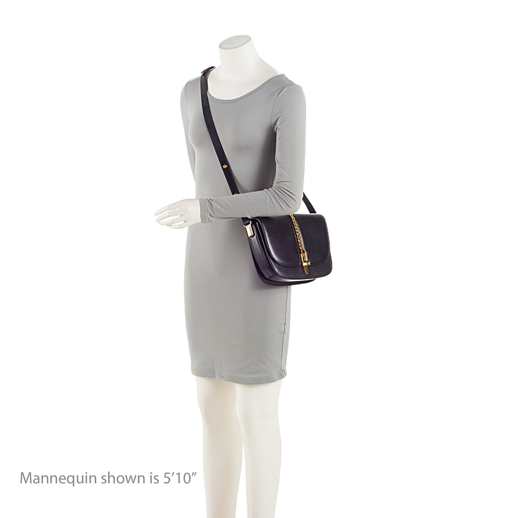Gucci Leather Sylvie 1969 Small Shoulder Bag