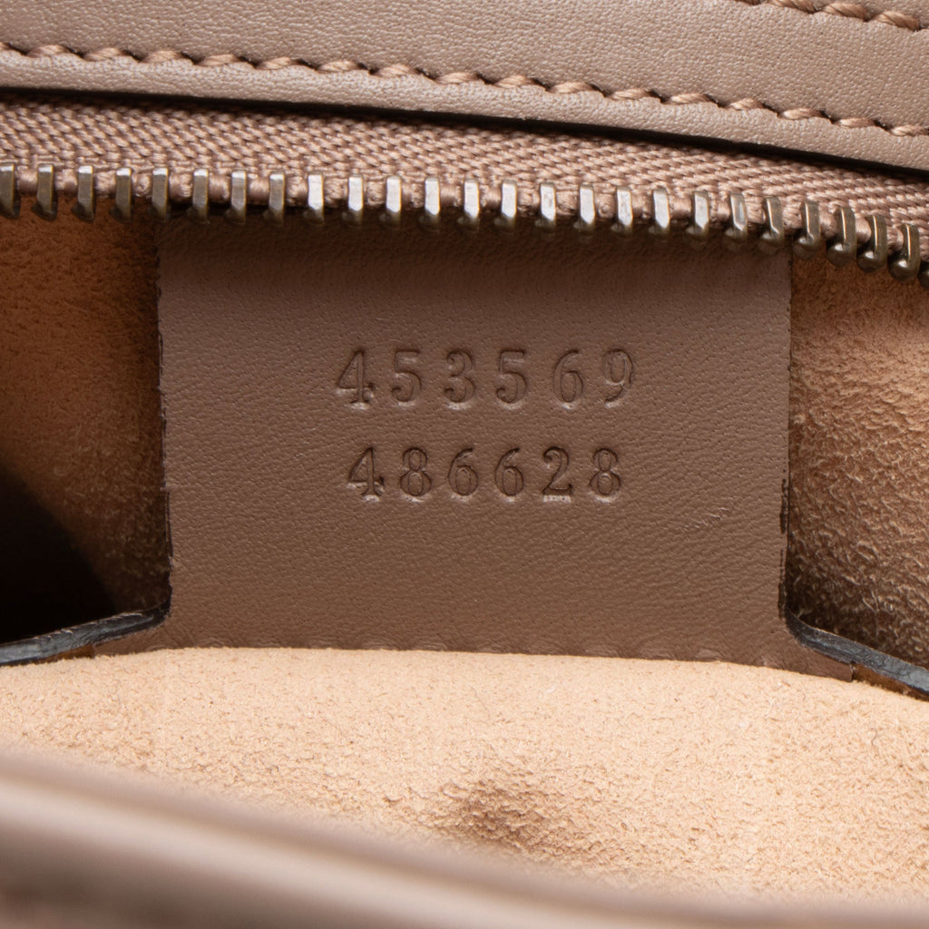 Gucci Matelasse Leather GG Marmont Medium Chain Shoulder Bag