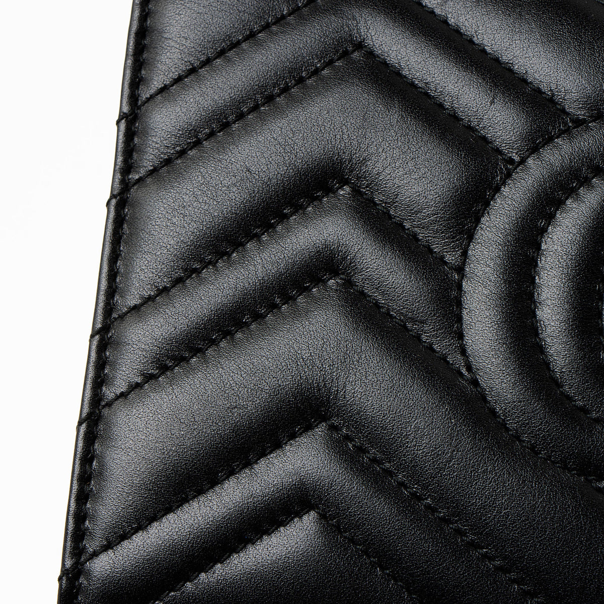 Gucci Matelasse Leather GG Marmont Wallet on Chain