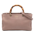 Gucci Medium Calfskin Bamboo Shopper Satchel