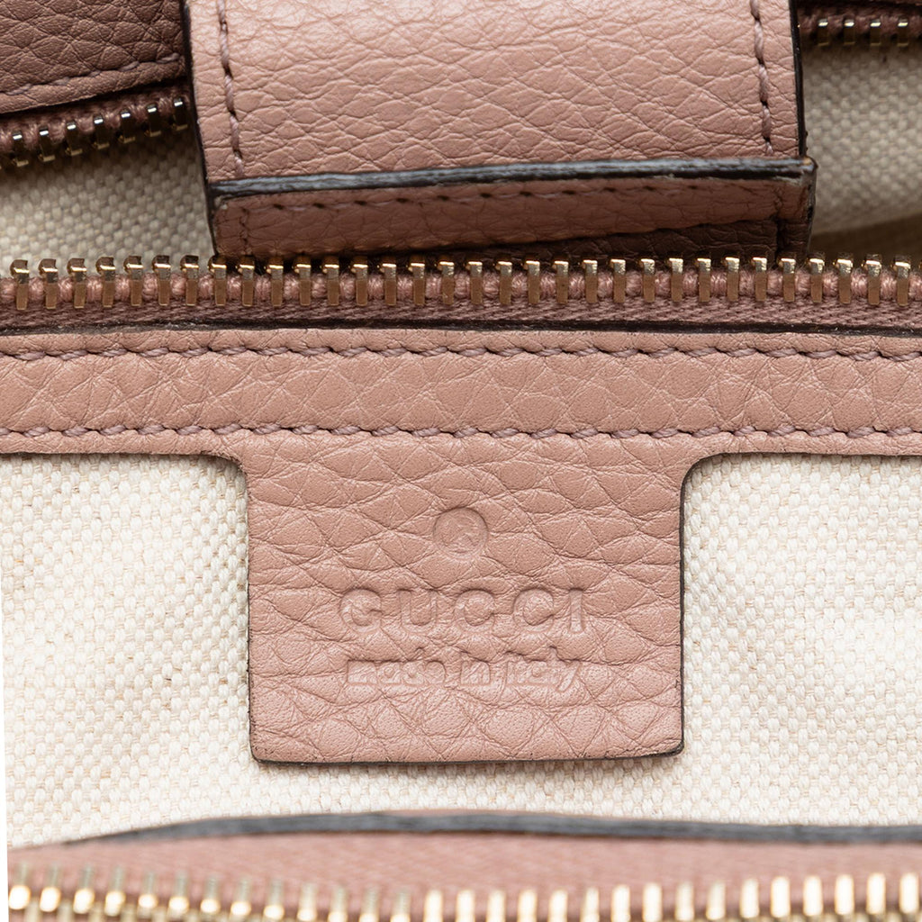 Gucci Medium Calfskin Bamboo Shopper Satchel