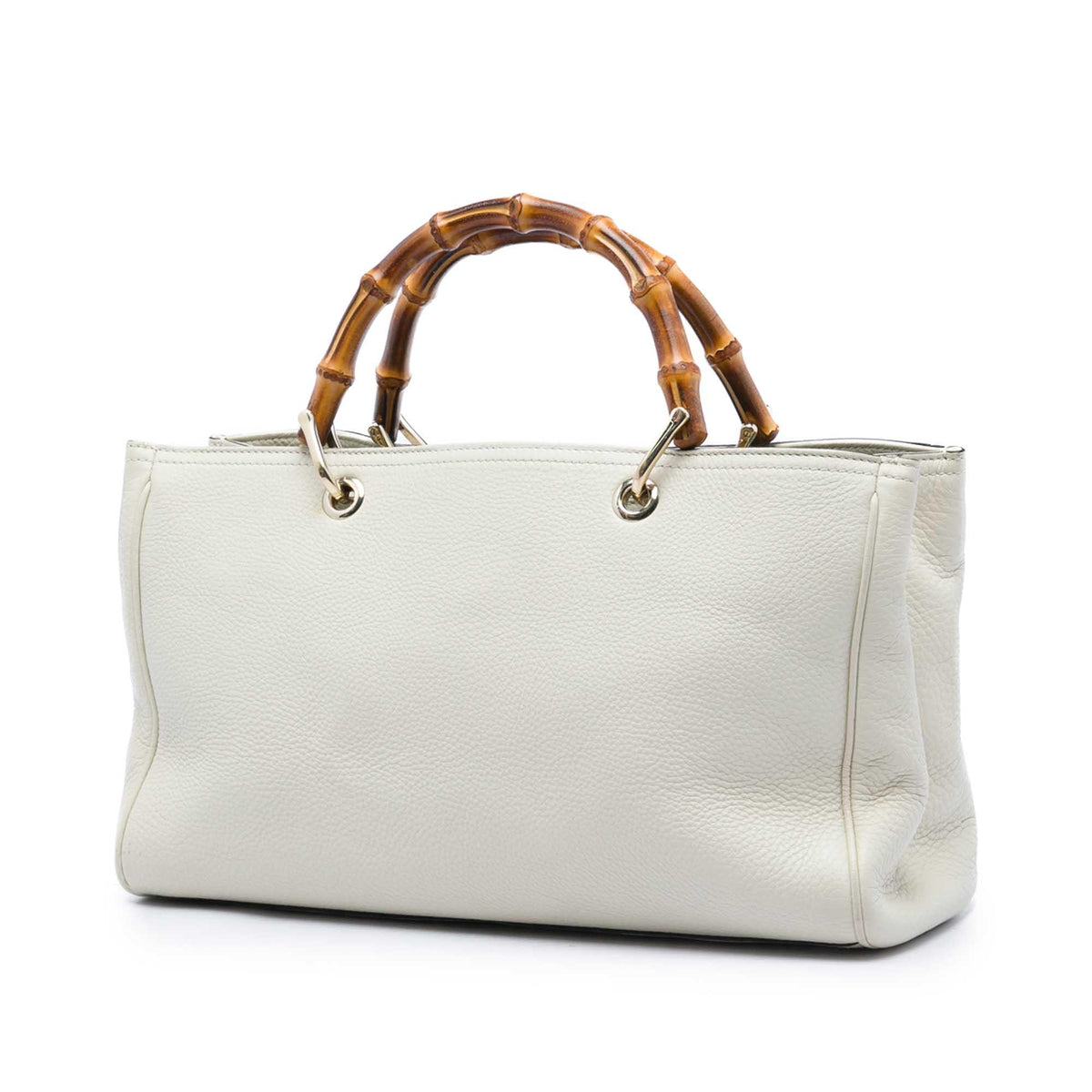 Gucci Medium Calfskin Bamboo Shopper Satchel