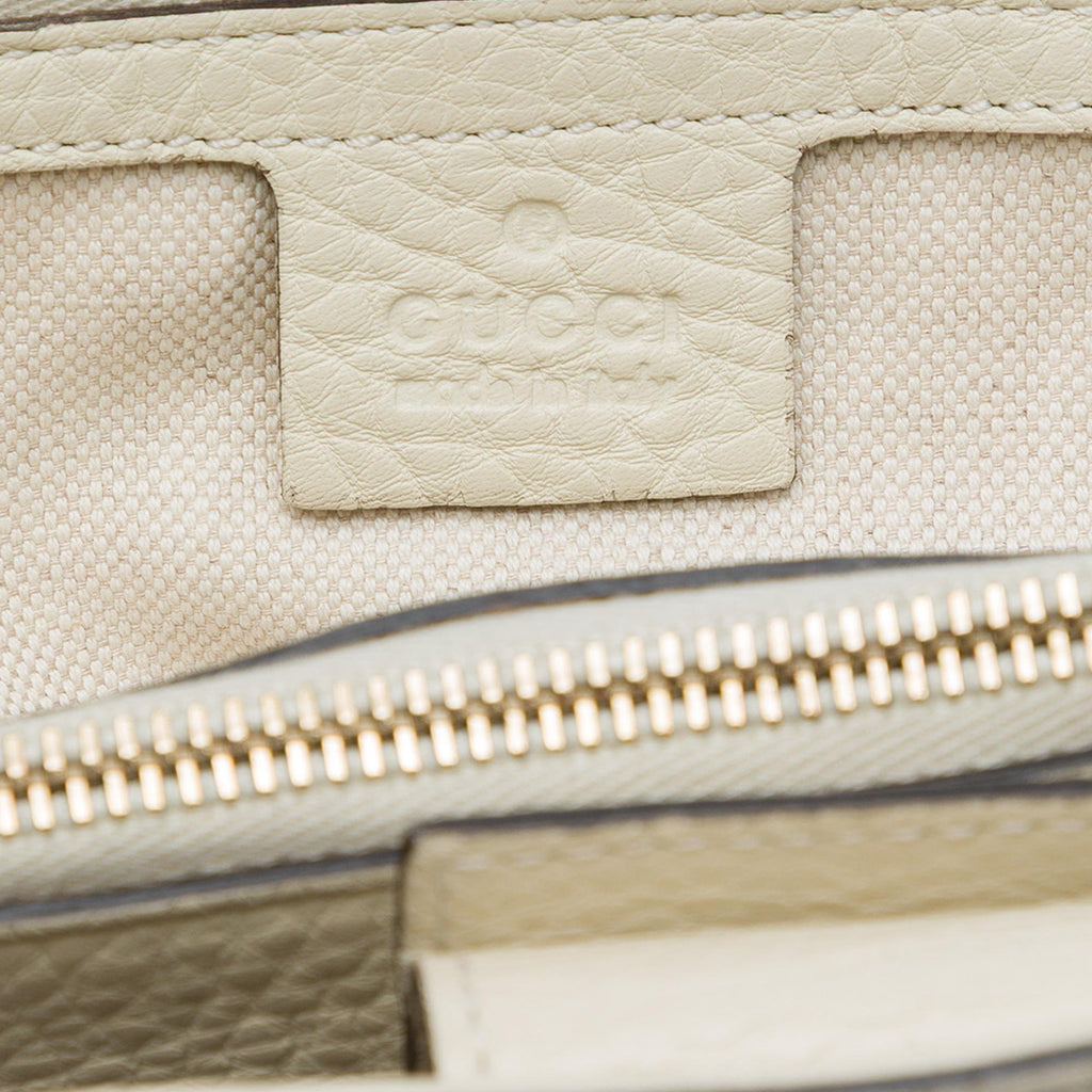Gucci Medium Calfskin Bamboo Shopper Satchel