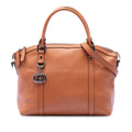 Gucci Medium Calfskin GG Charm Dome Satchel