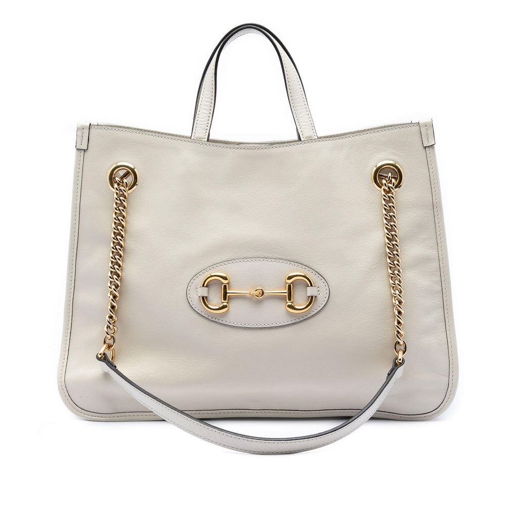 Gucci Medium Calfskin Horsebit 1955 Chain Tote