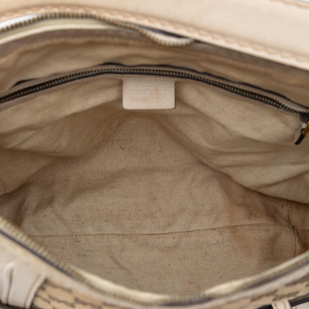 Gucci Medium GG Canvas Running Satchel