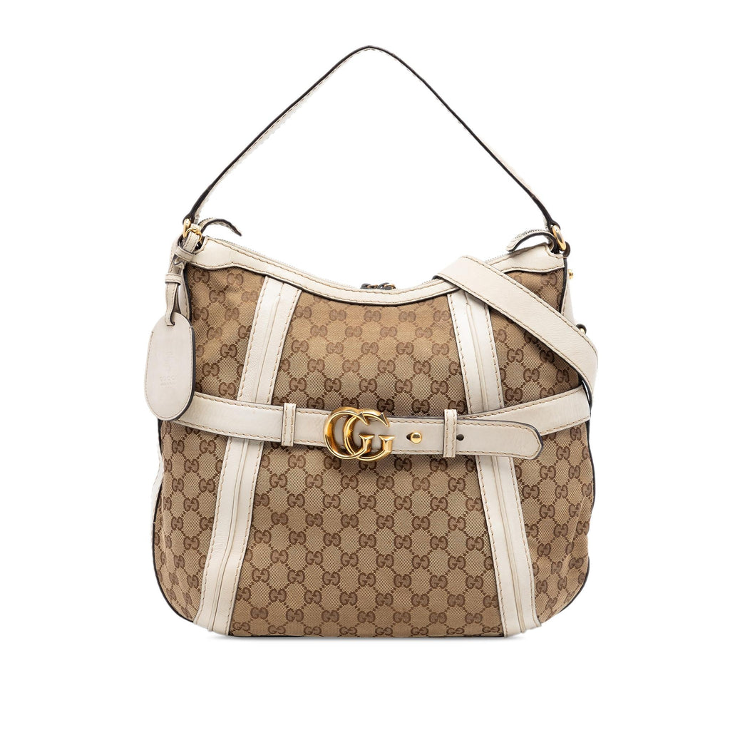 Gucci Medium GG Canvas Running Satchel