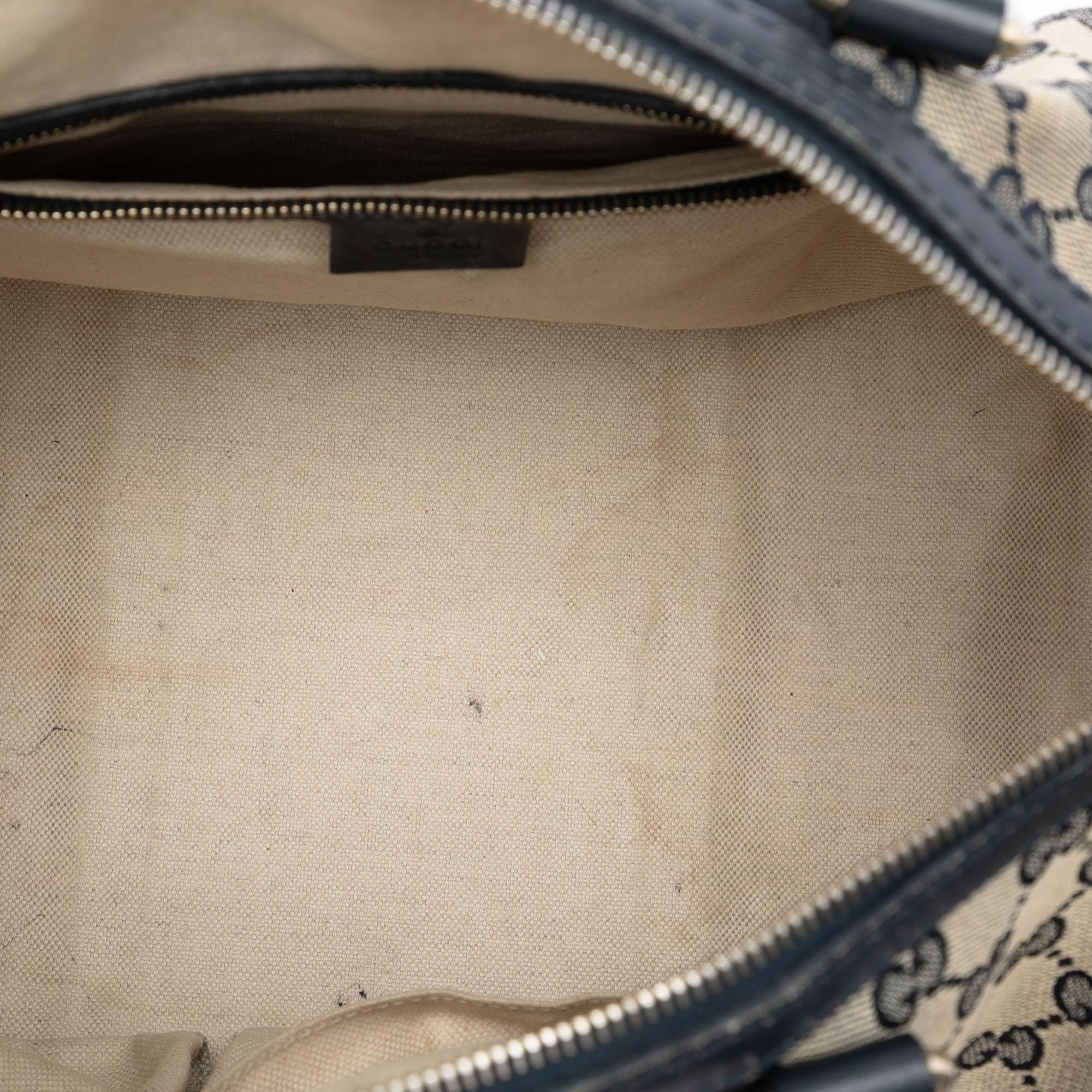 Gucci Medium GG Canvas Web Joy Boston Bag