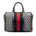 Gucci Medium GG Canvas Web Joy Boston Bag