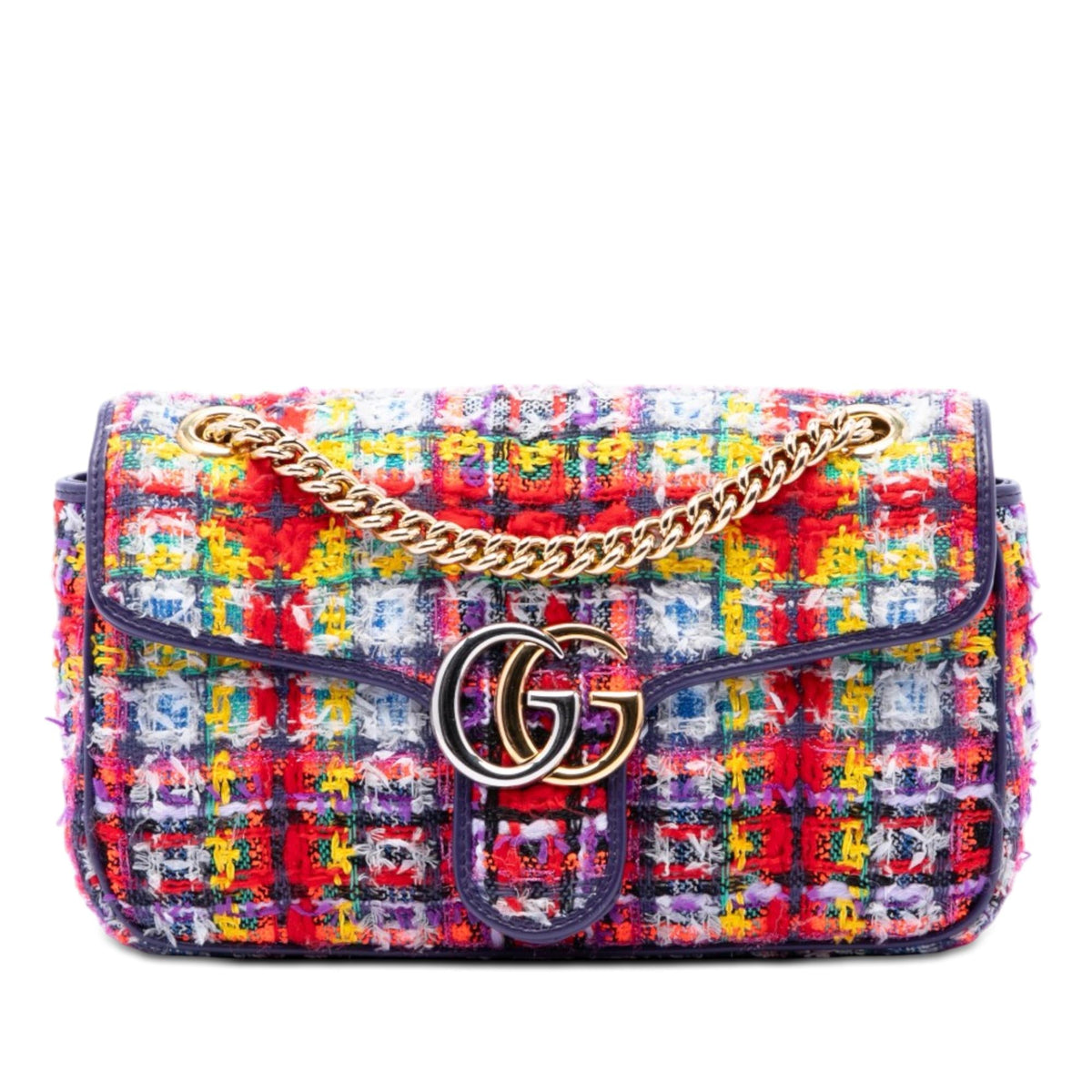 Gucci Medium GG Marmont Tweed Shoulder Bag