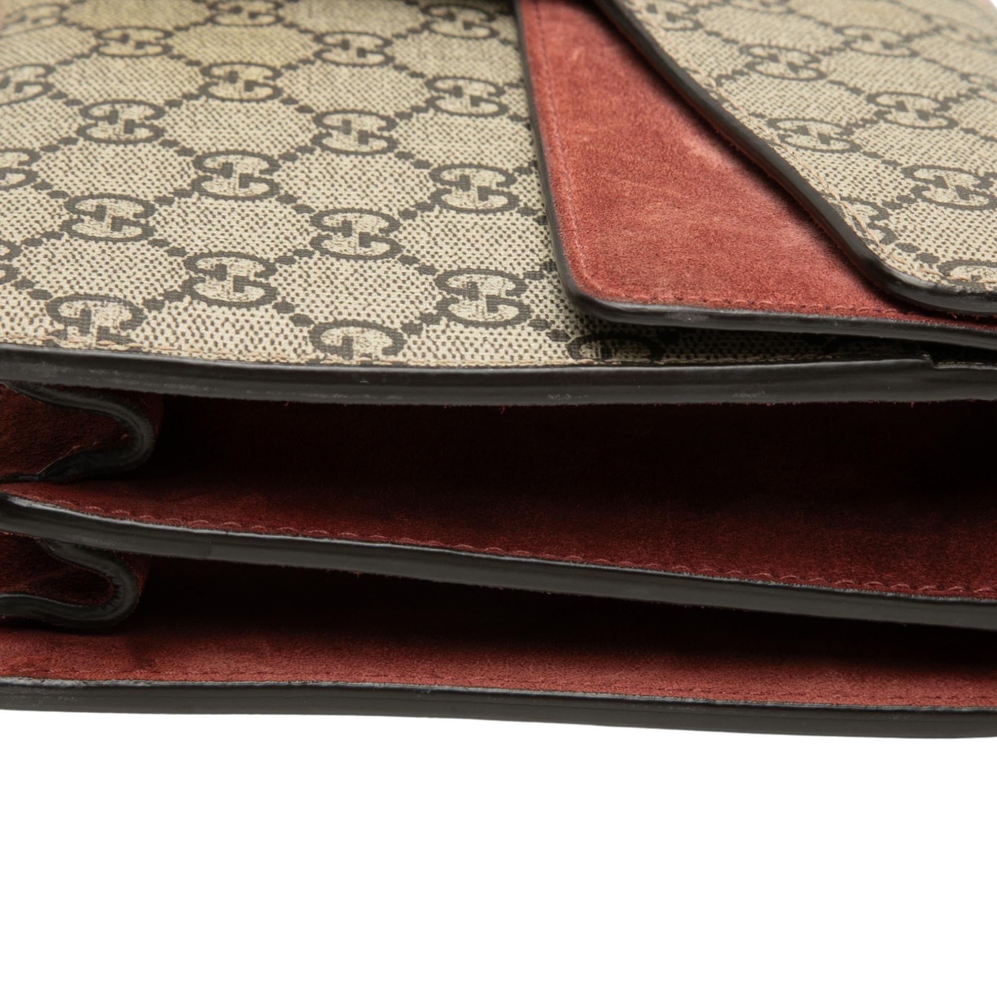 Gucci Medium GG Supreme Blooms Dionysus Shoulder Bag