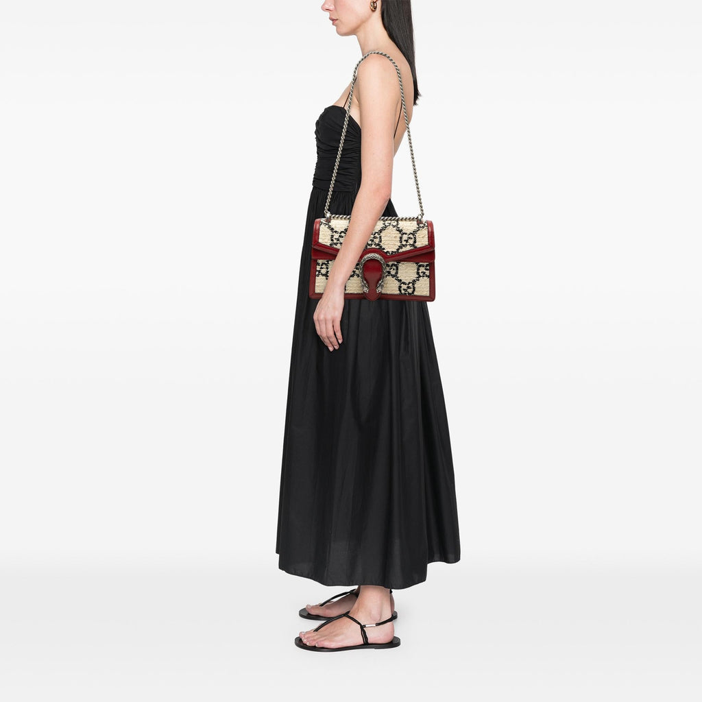 Gucci Medium GG Tweed Dionysus Shoulder Bag