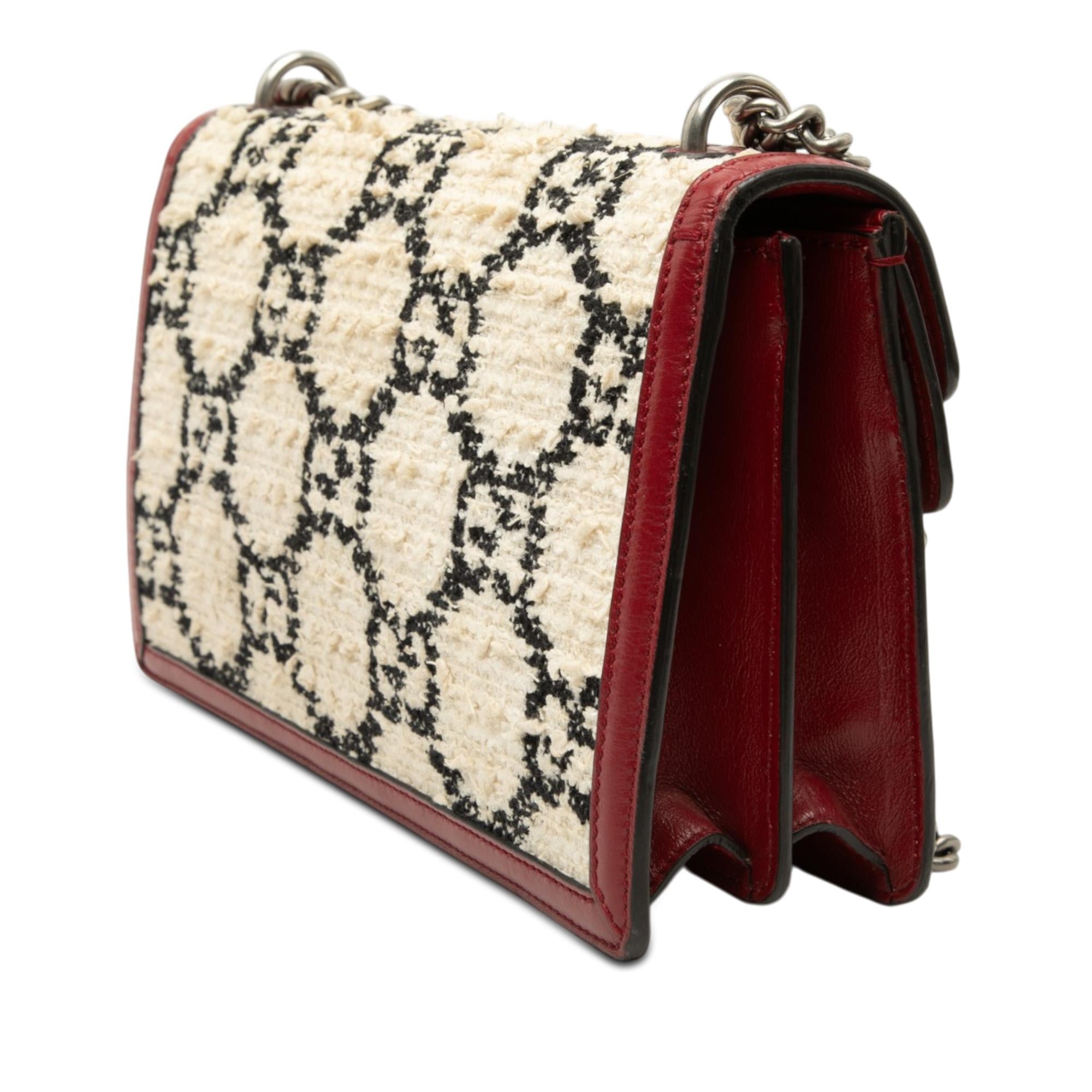 Gucci Medium GG Tweed Dionysus Shoulder Bag