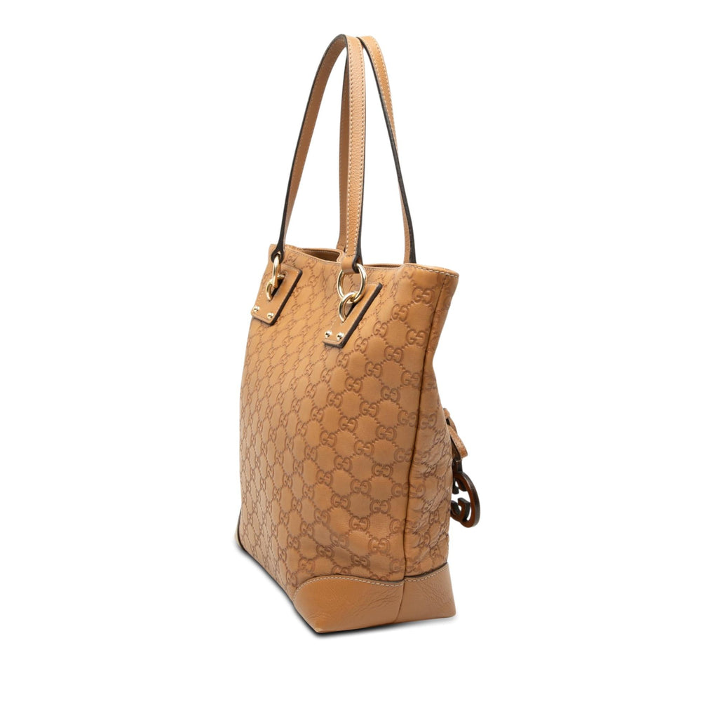 Gucci Medium Guccissima GG Charm Tote