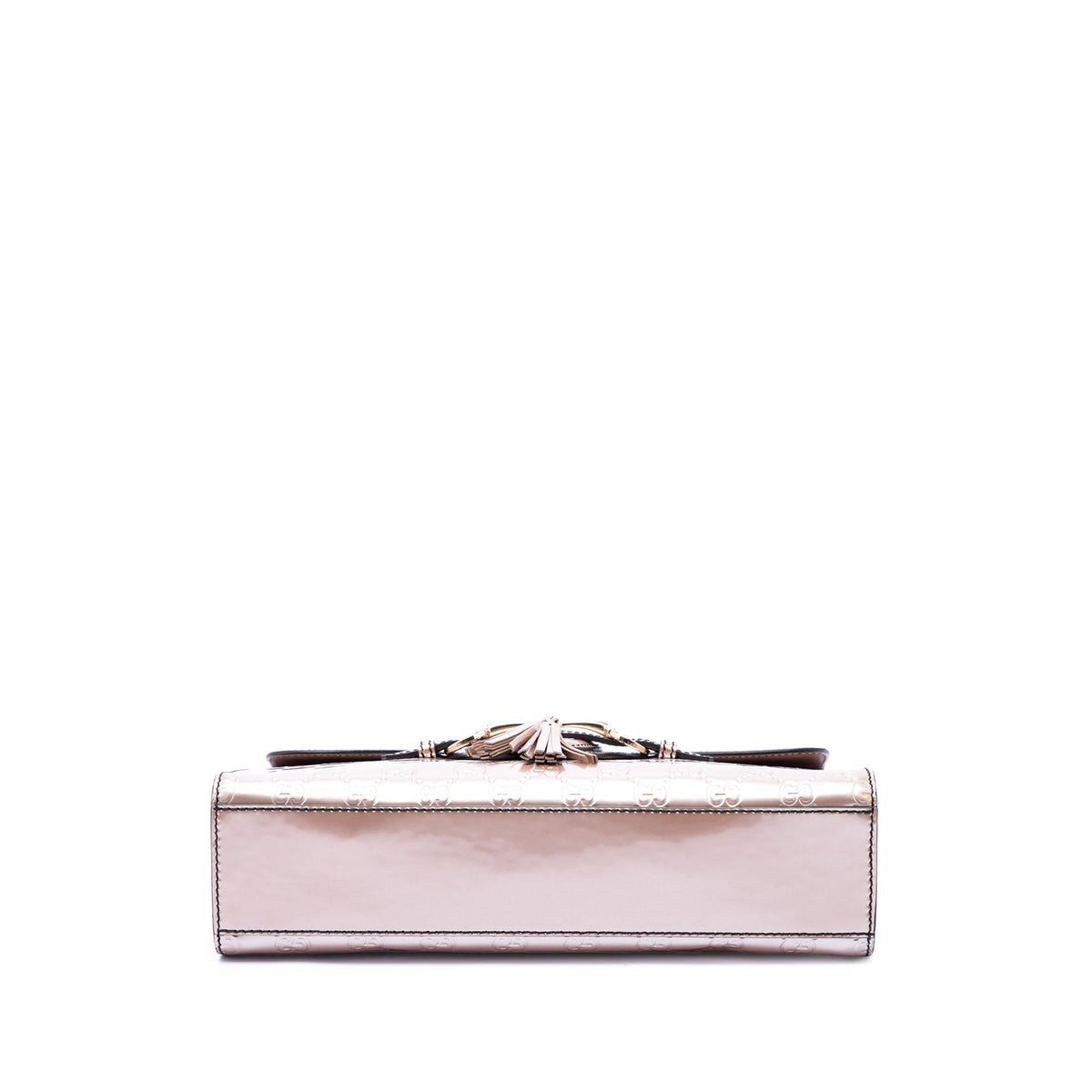 Gucci Medium Guccissima Patent Emily Shoulder Bag