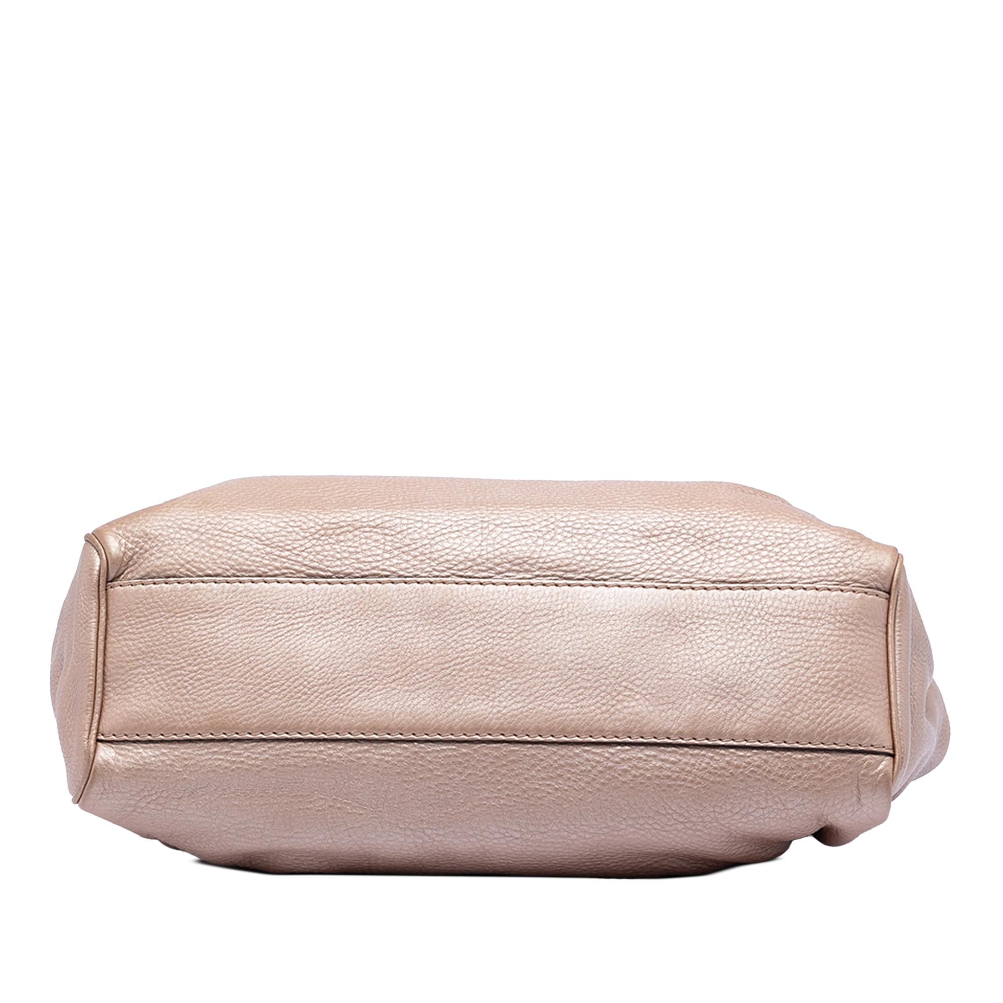 Gucci Medium Metallic Calfskin Sukey Tote