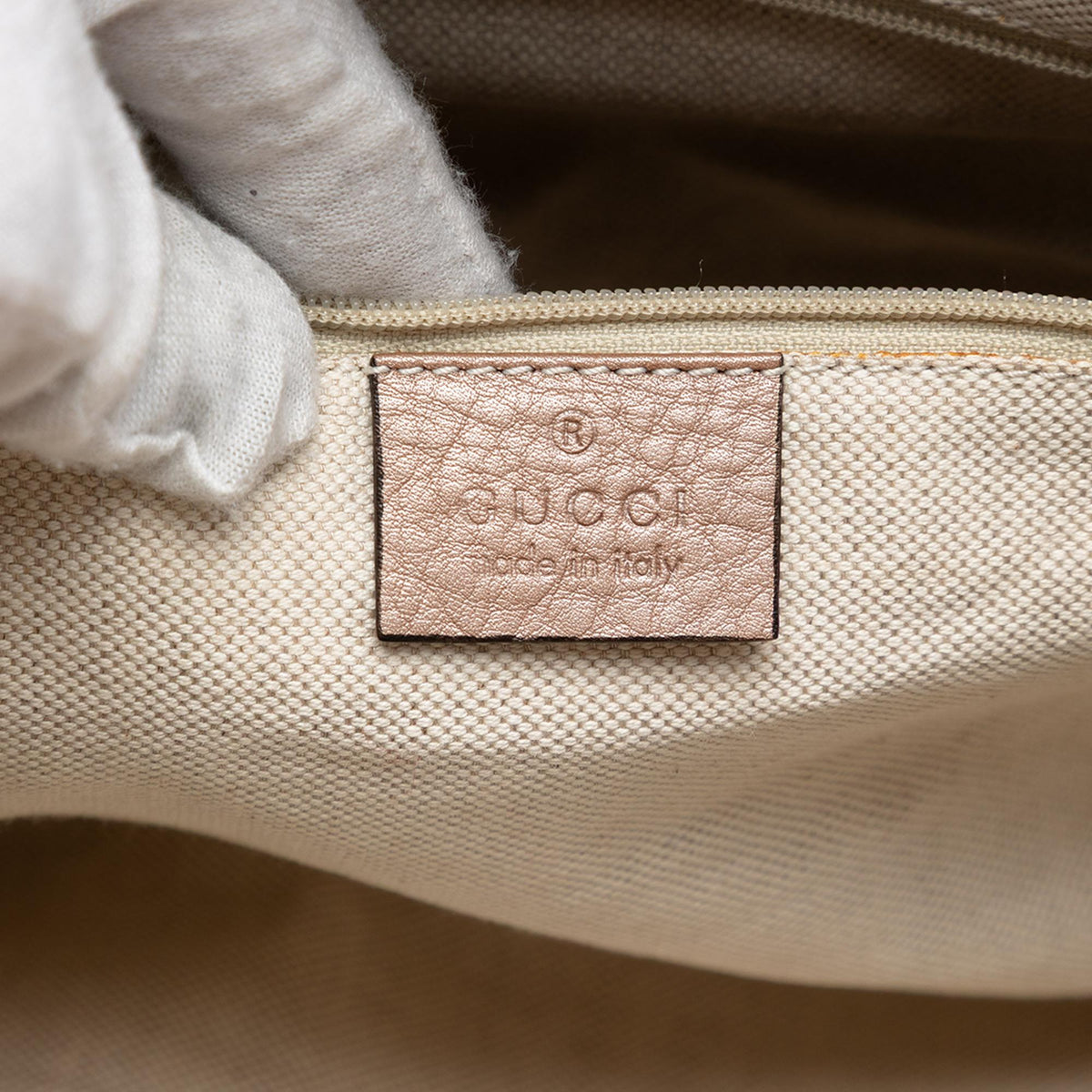 Gucci Medium Metallic Calfskin Sukey Tote
