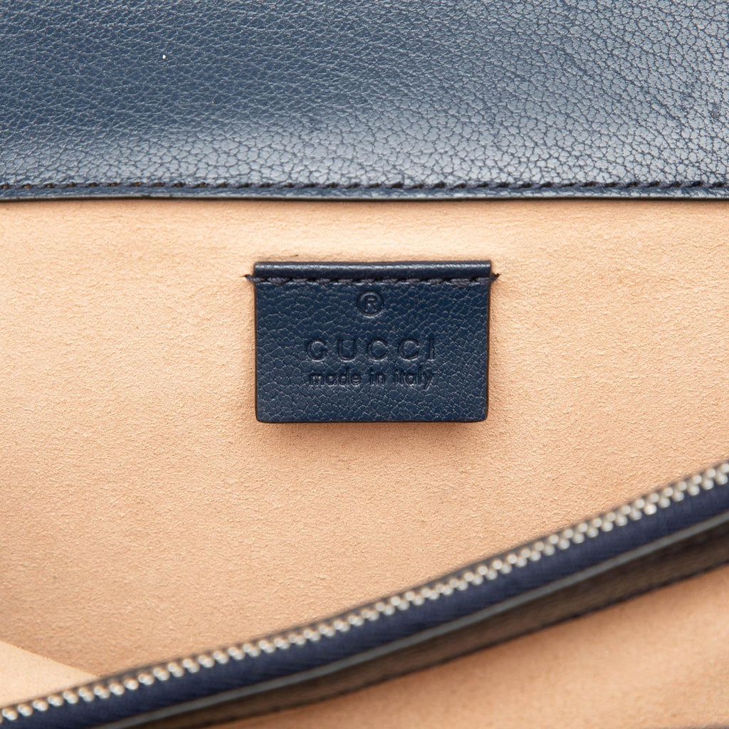 Gucci Medium Striped Calfskin Dionysus Shoulder Bag
