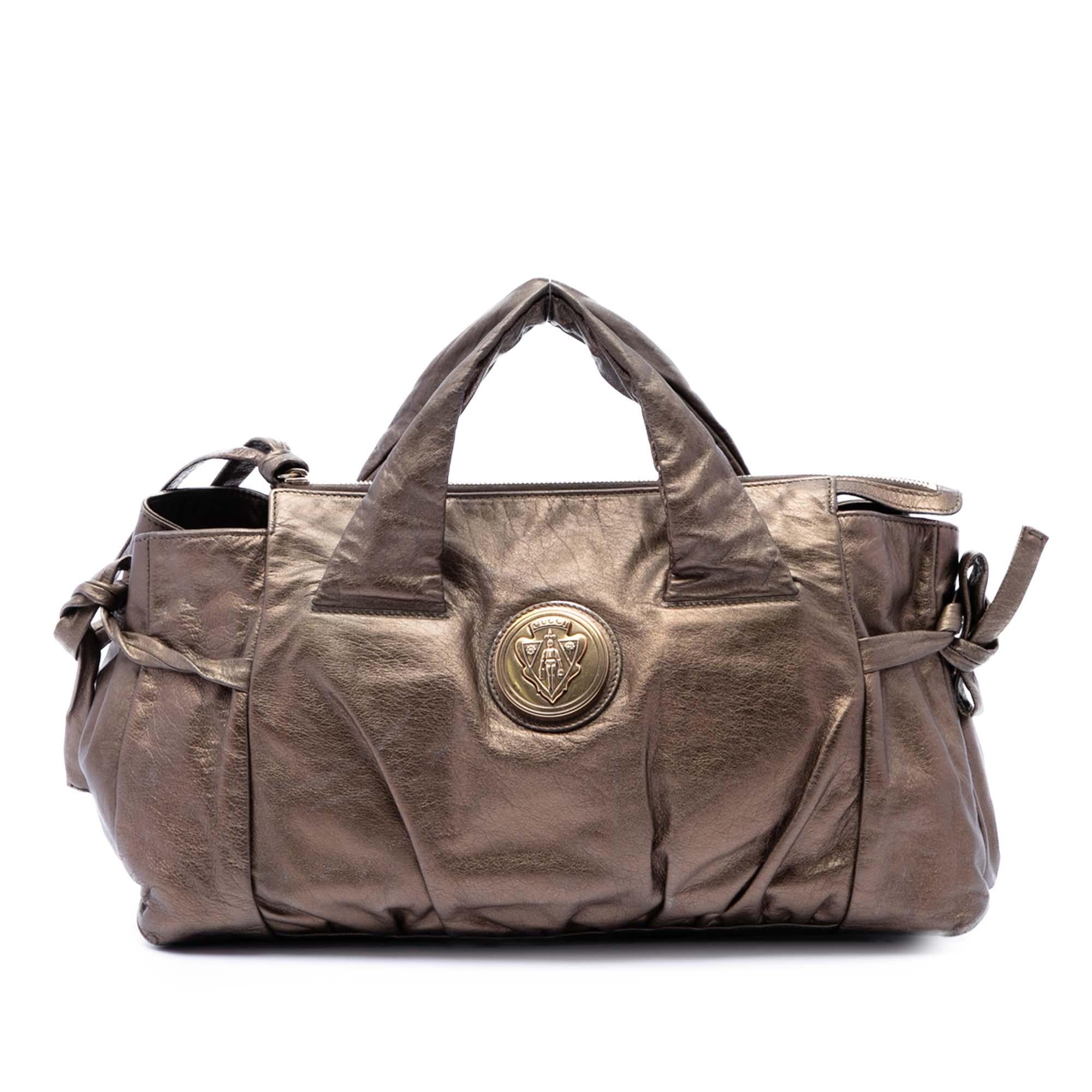Gucci Metallic Calfskin Hysteria Handbag