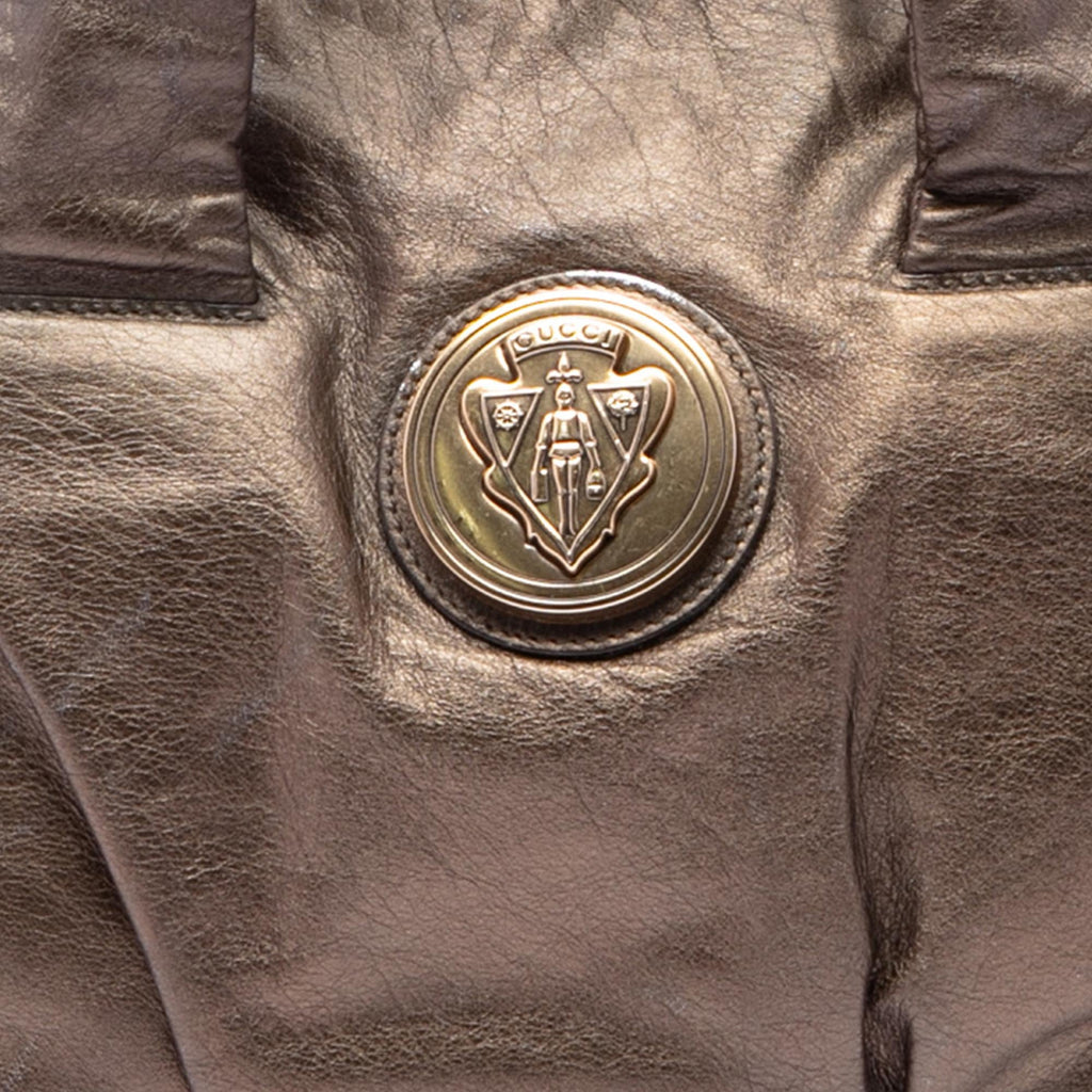 Gucci Metallic Calfskin Hysteria Handbag