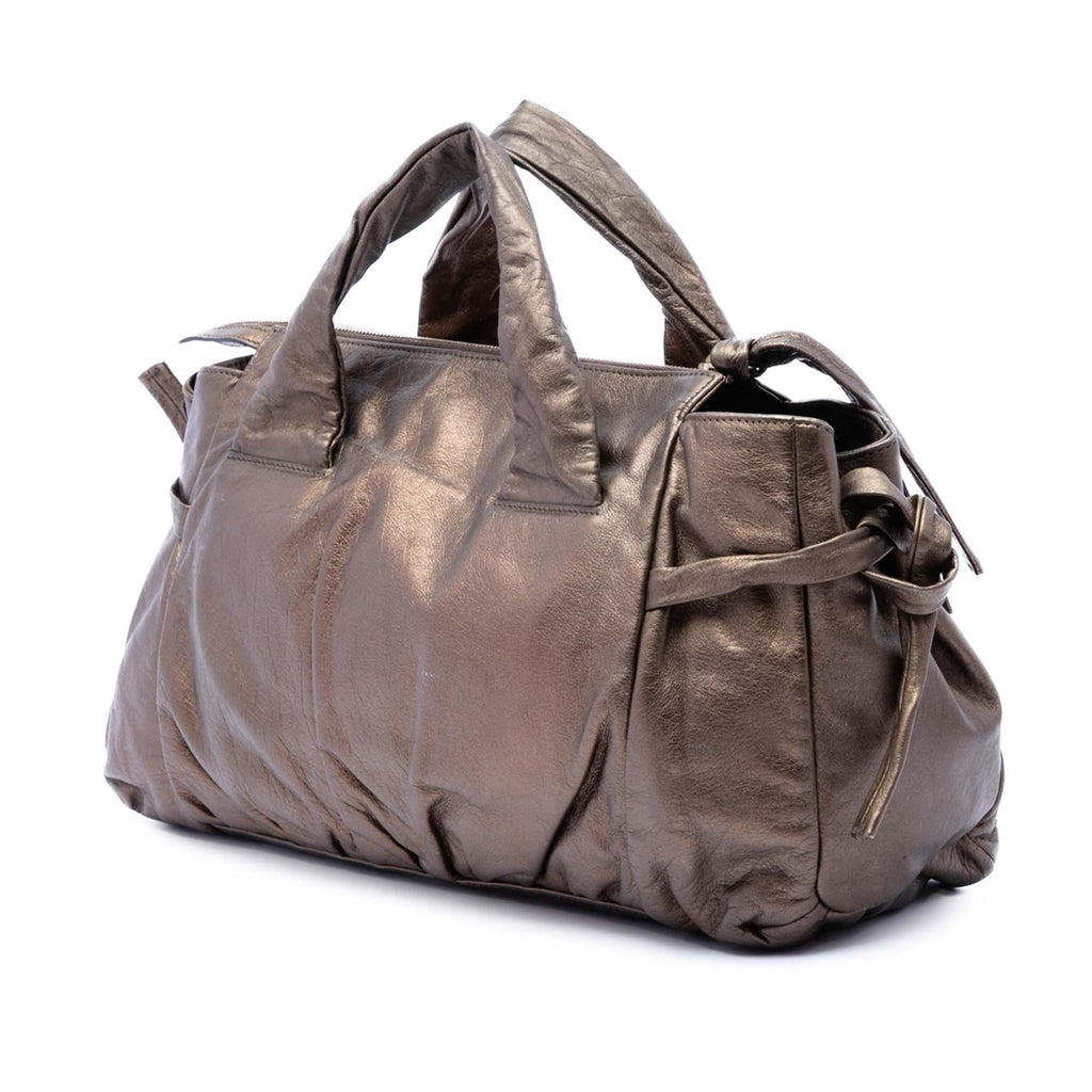Gucci Metallic Calfskin Hysteria Handbag