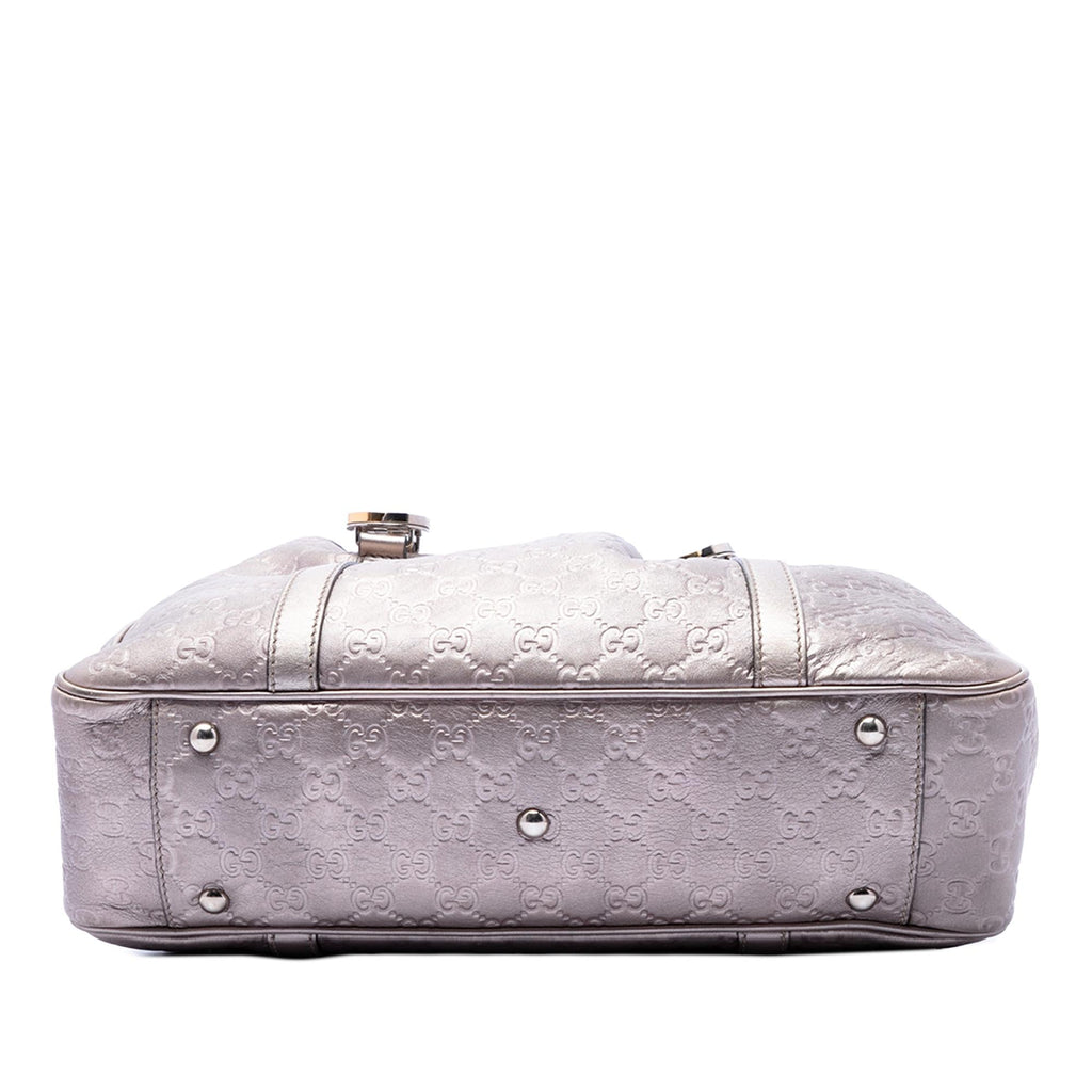 Gucci Metallic Guccissima Twins Tote