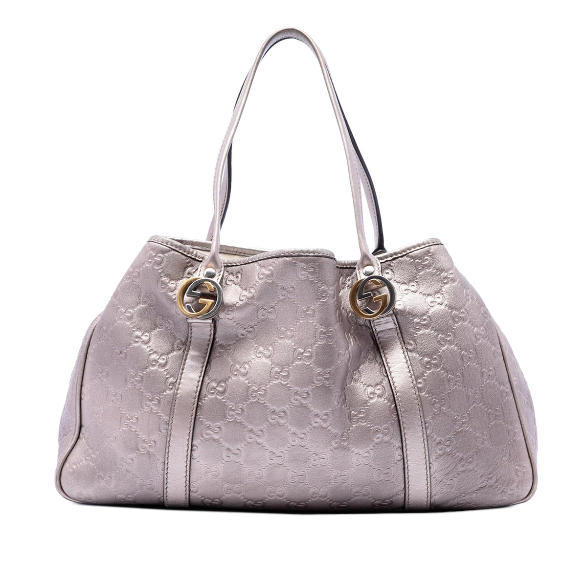 Gucci Metallic Guccissima Twins Tote