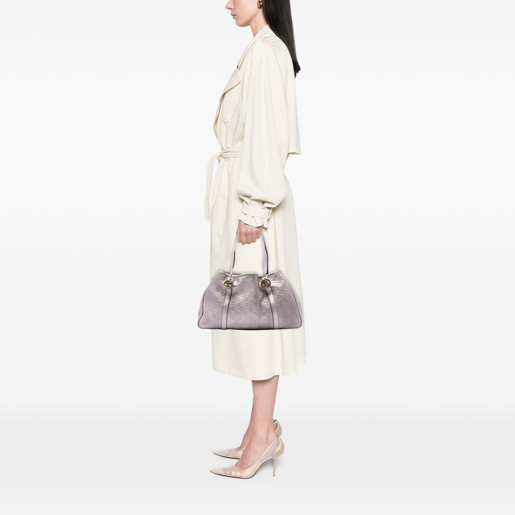 Gucci Metallic Guccissima Twins Tote