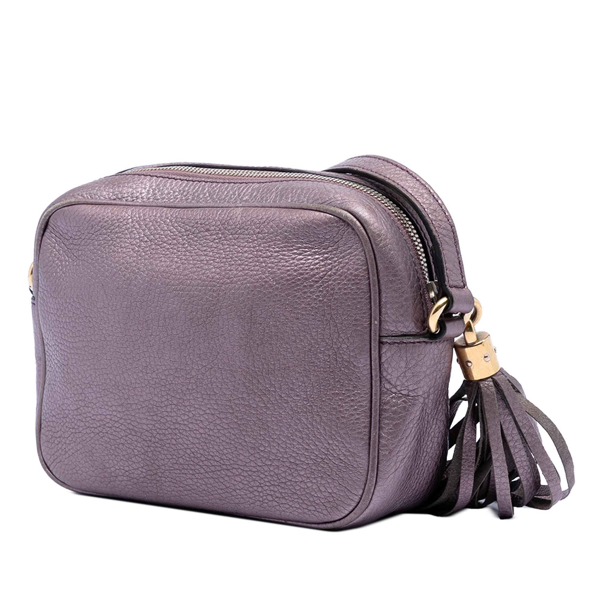 Gucci Metallic Leather Soho Disco Crossbody