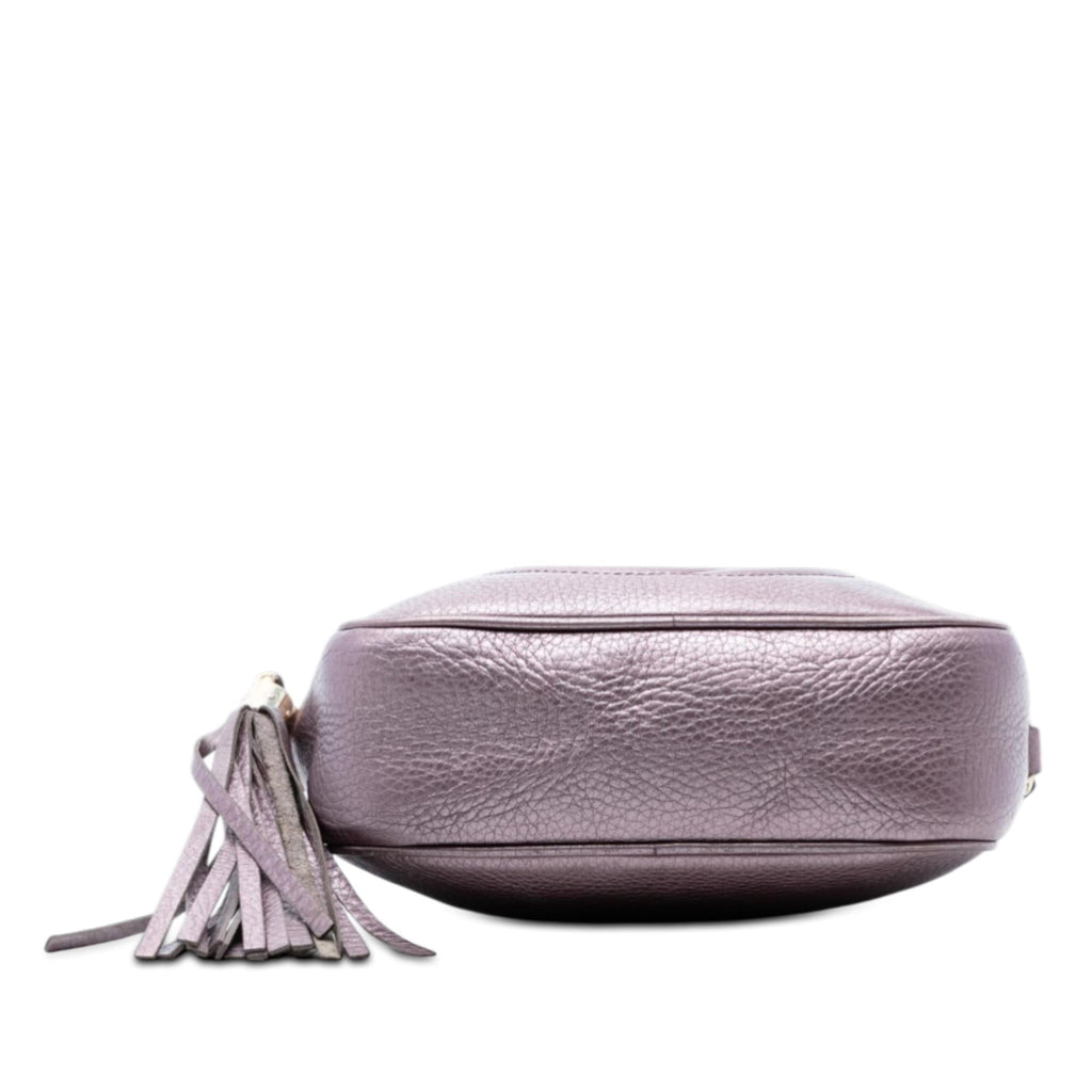 Gucci Metallic Leather Soho Disco Crossbody