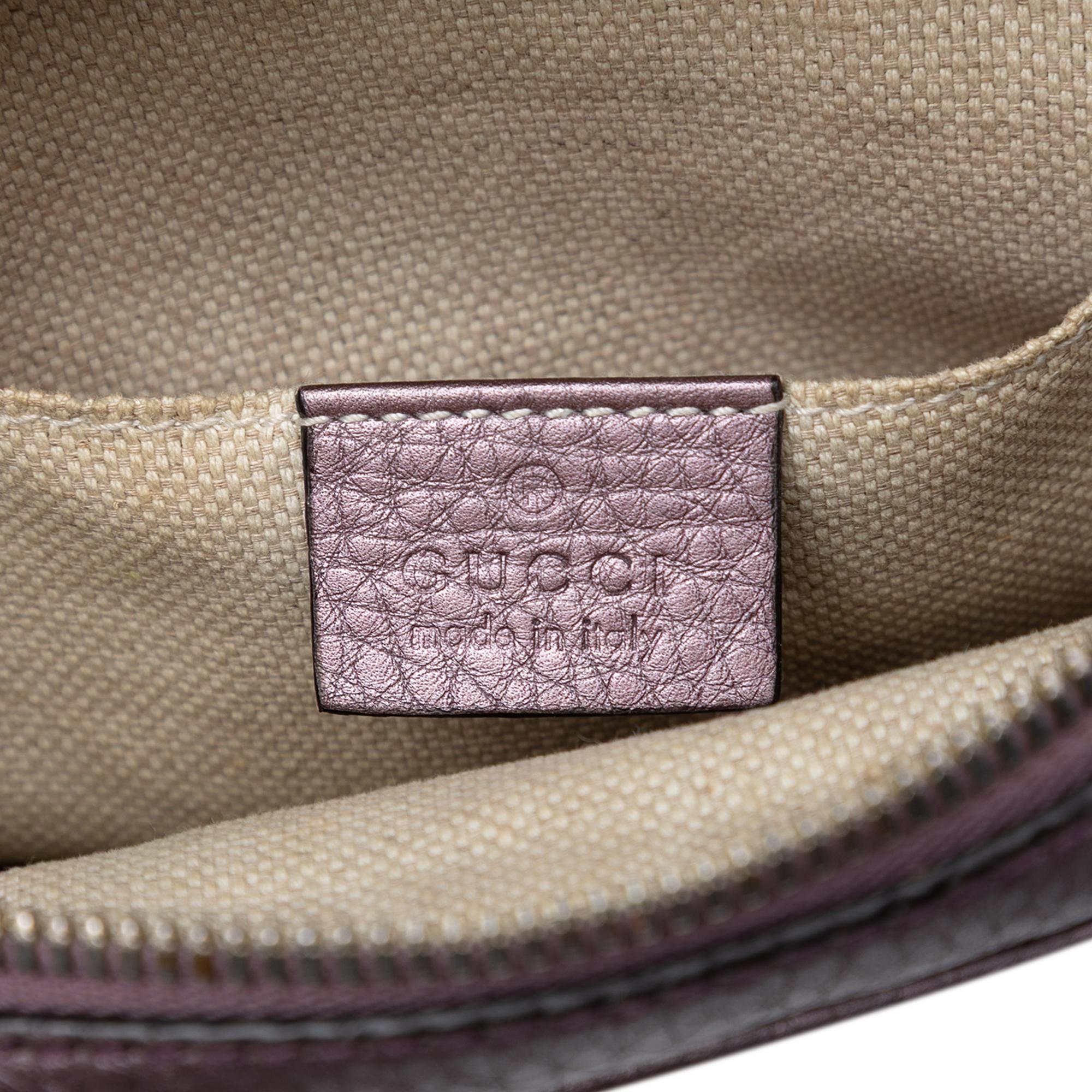 Gucci Metallic Leather Soho Disco Crossbody