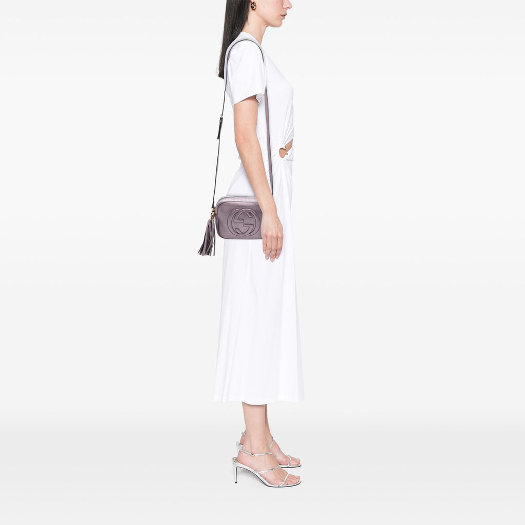 Gucci Metallic Leather Soho Disco Crossbody