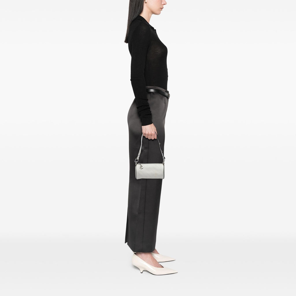Gucci Mini Calfskin Blondie Barrel Shoulder Bag