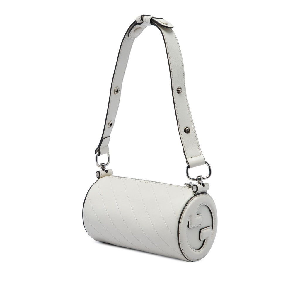 Gucci Mini Calfskin Blondie Barrel Shoulder Bag