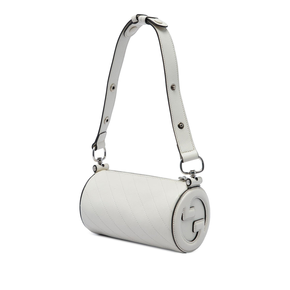Gucci Mini Calfskin Blondie Barrel Shoulder Bag
