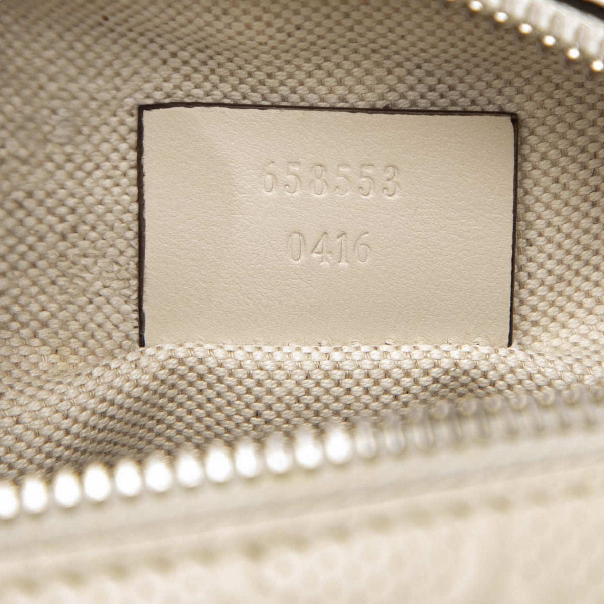 Gucci Mini GG Embossed Perforated Calfskin Satchel