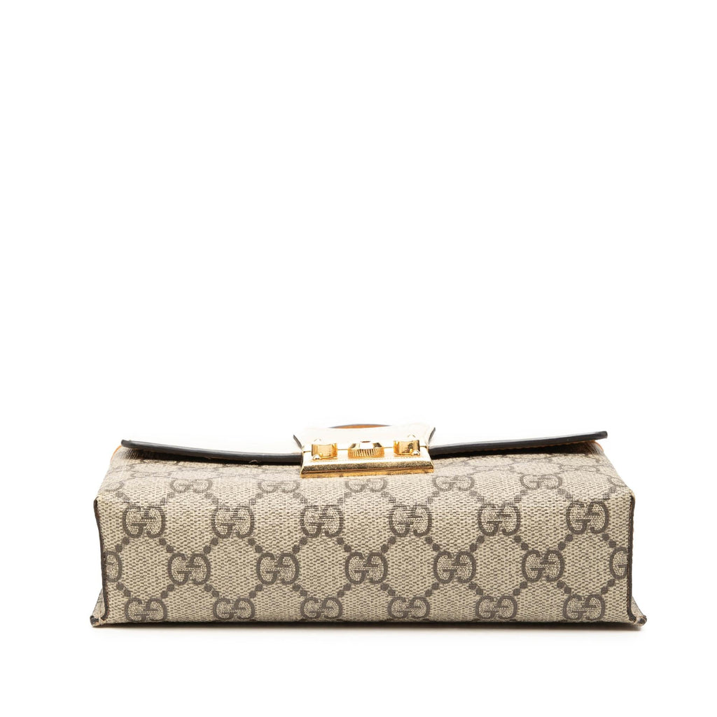 Gucci Mini GG Supreme Padlock Satchel