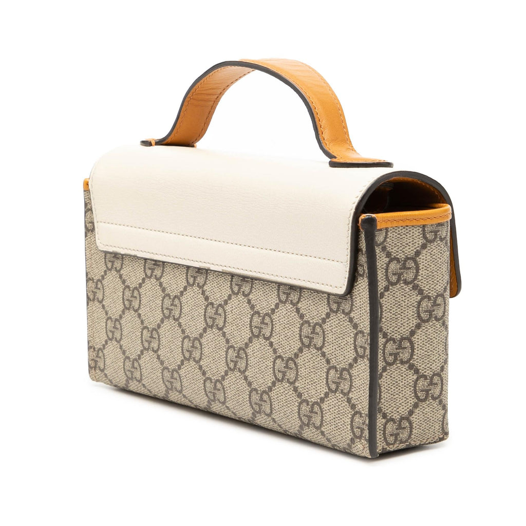 Gucci Mini GG Supreme Padlock Satchel