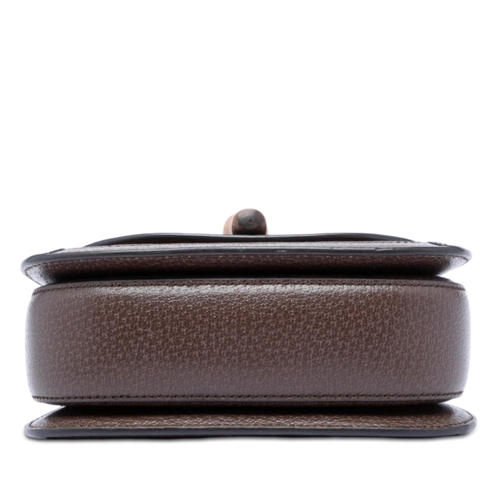 Gucci Mini Jumbo GG Canvas 1947 Bamboo Top Handle Bag