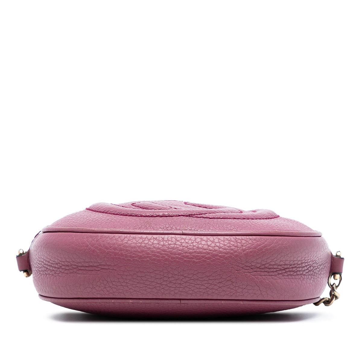 Gucci Mini Pebbled Calfskin Soho Chain Crossbody