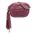 Gucci Mini Pebbled Calfskin Soho Chain Crossbody