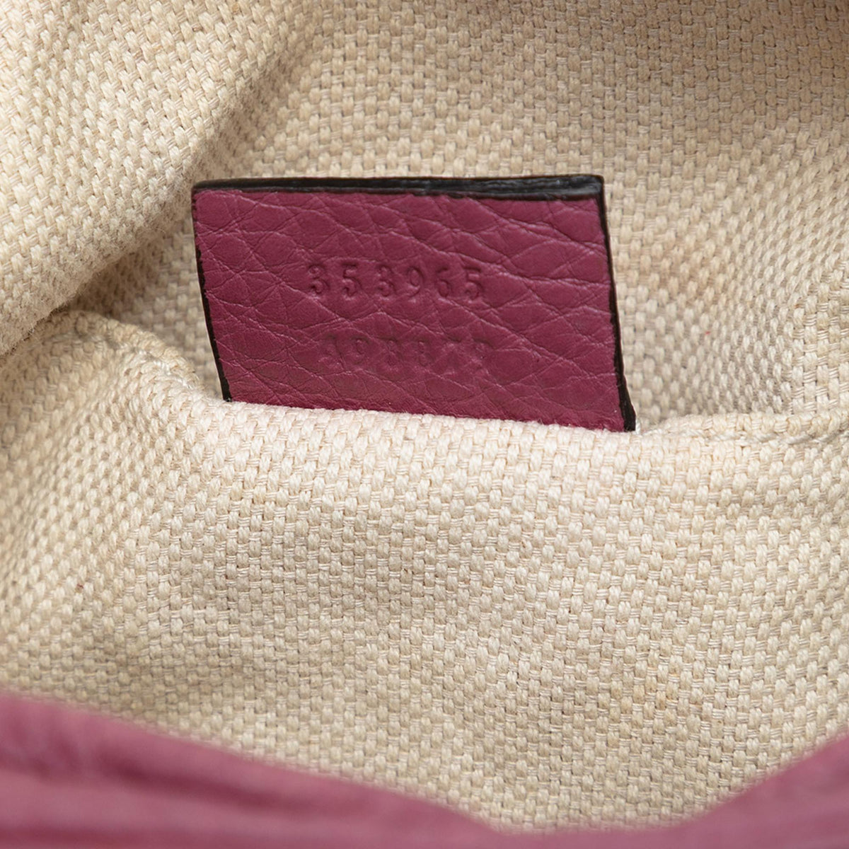 Gucci Mini Pebbled Calfskin Soho Chain Crossbody